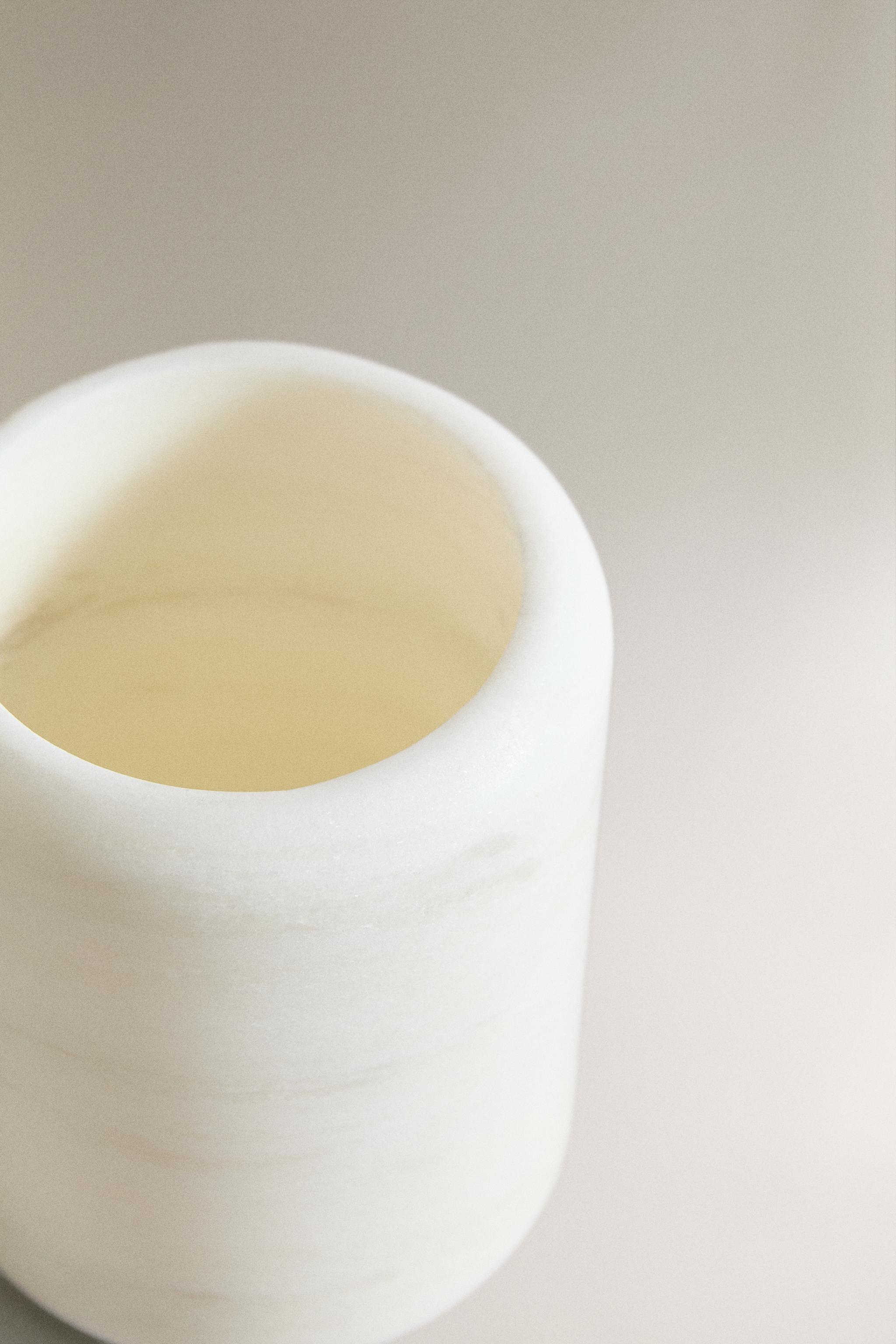 VERRE DE BAIN MARBRE BLANC